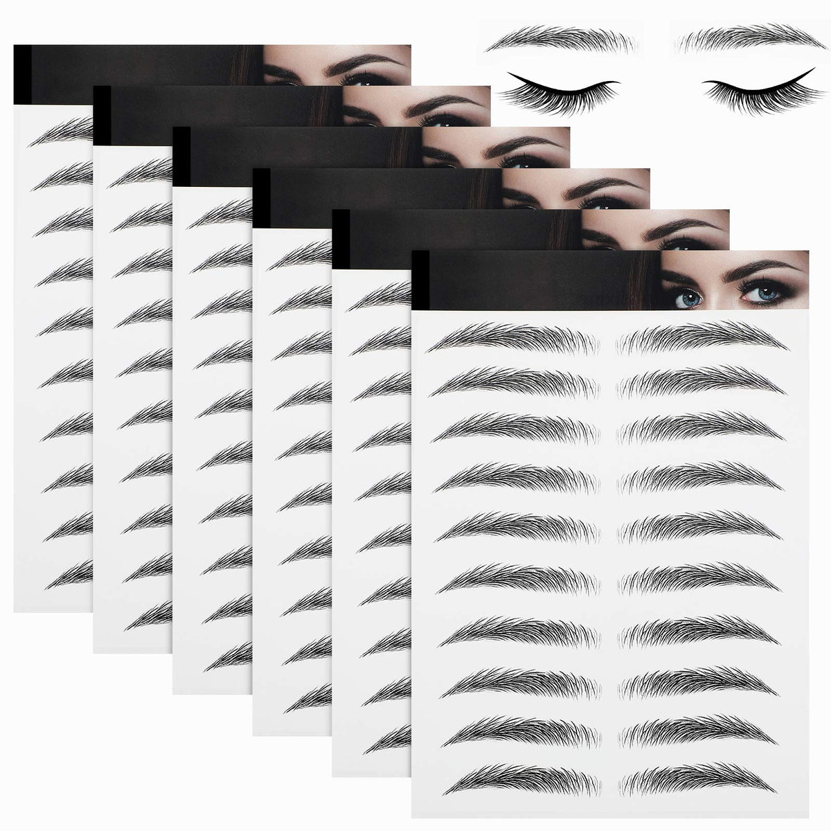 Blulu sourcils 4D arc réalistes – application rapide pour un look naturel