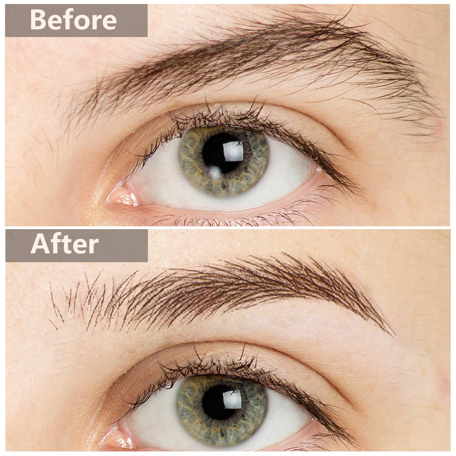 Blulu sourcils 4D transferts poil naturel offrent un aspect réaliste et durable