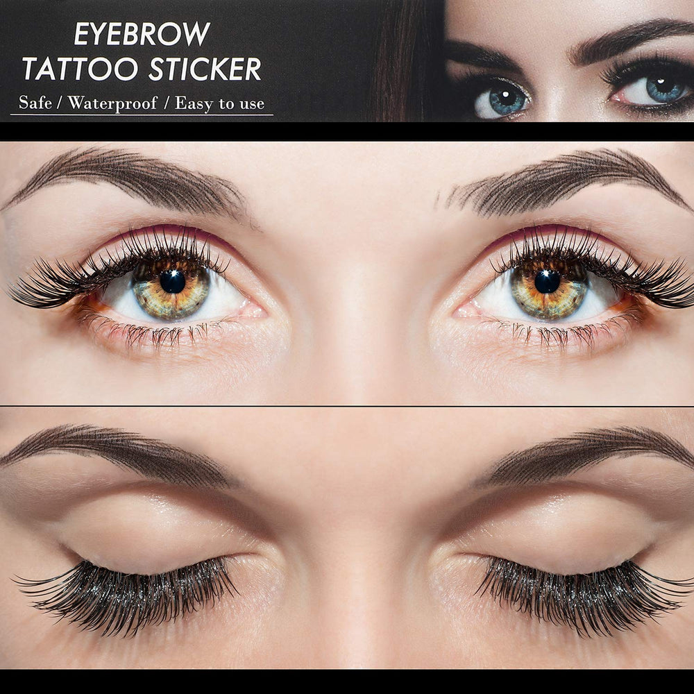 Blulu transferts sourcils faciles à poser pour usage quotidien.