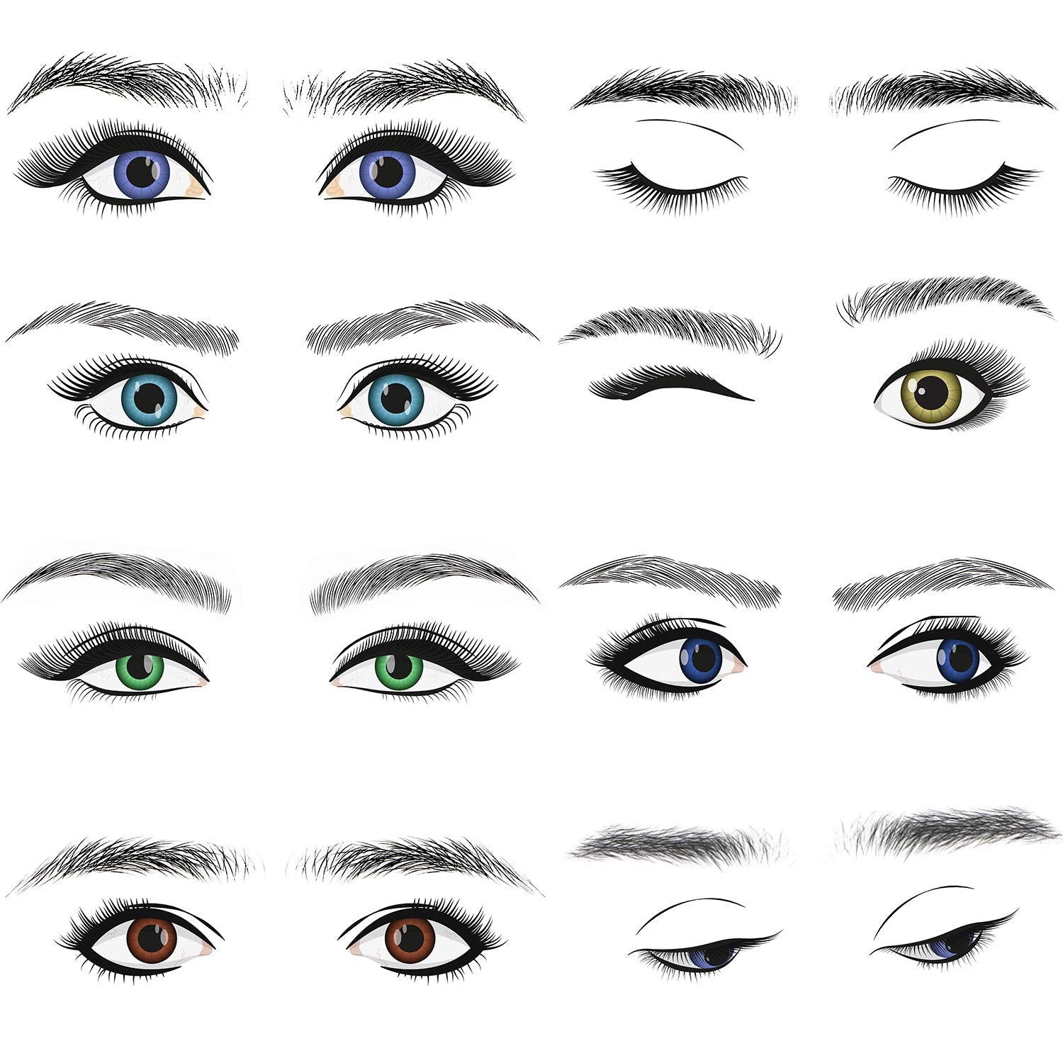 Blulu sourcils tatouage naturel realiste: effet maquillage discret et rapide.