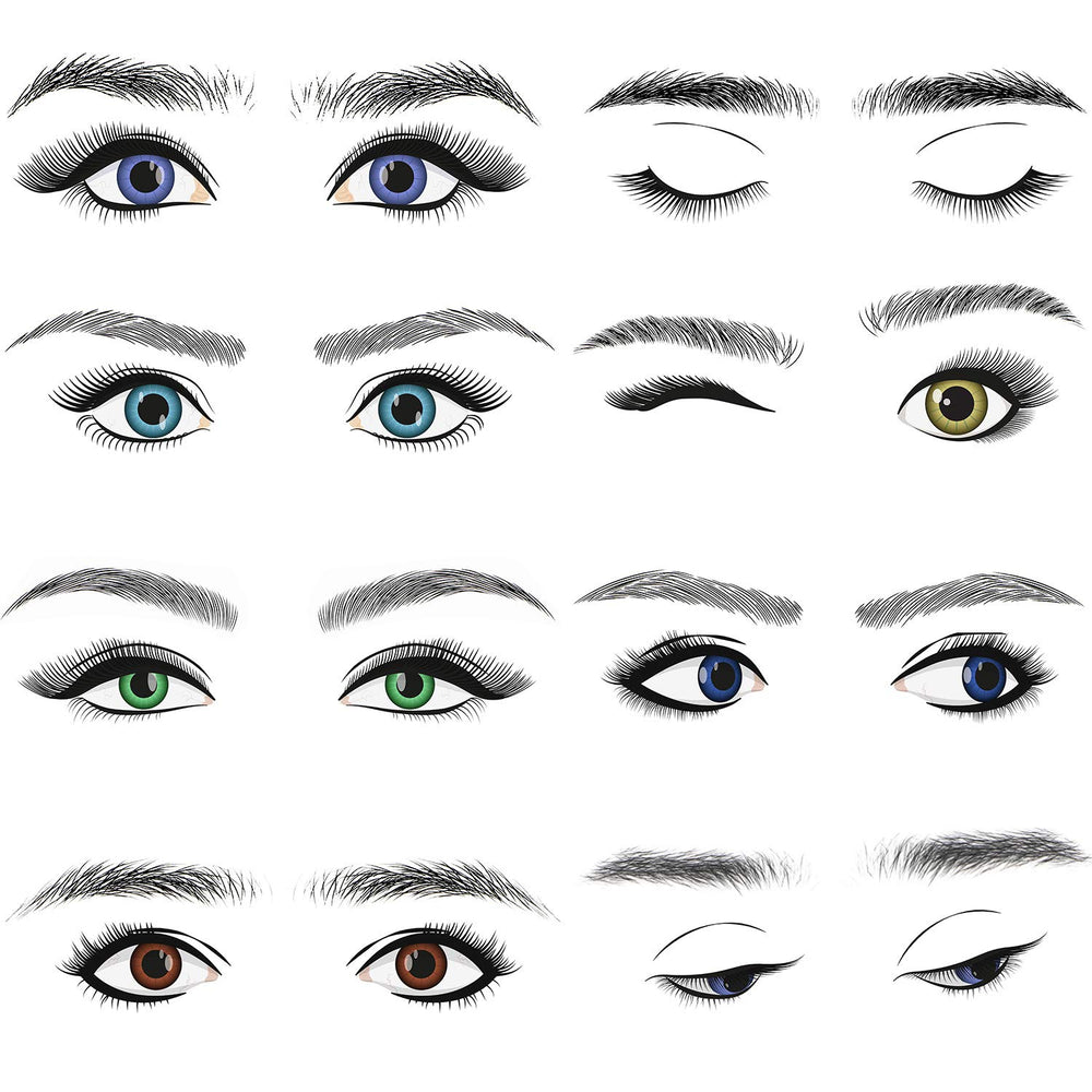 Blulu sourcils tatouage naturel realiste: effet maquillage discret et rapide.