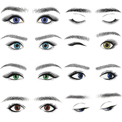 Blulu sourcils tatouage naturel realiste: effet maquillage discret et rapide.