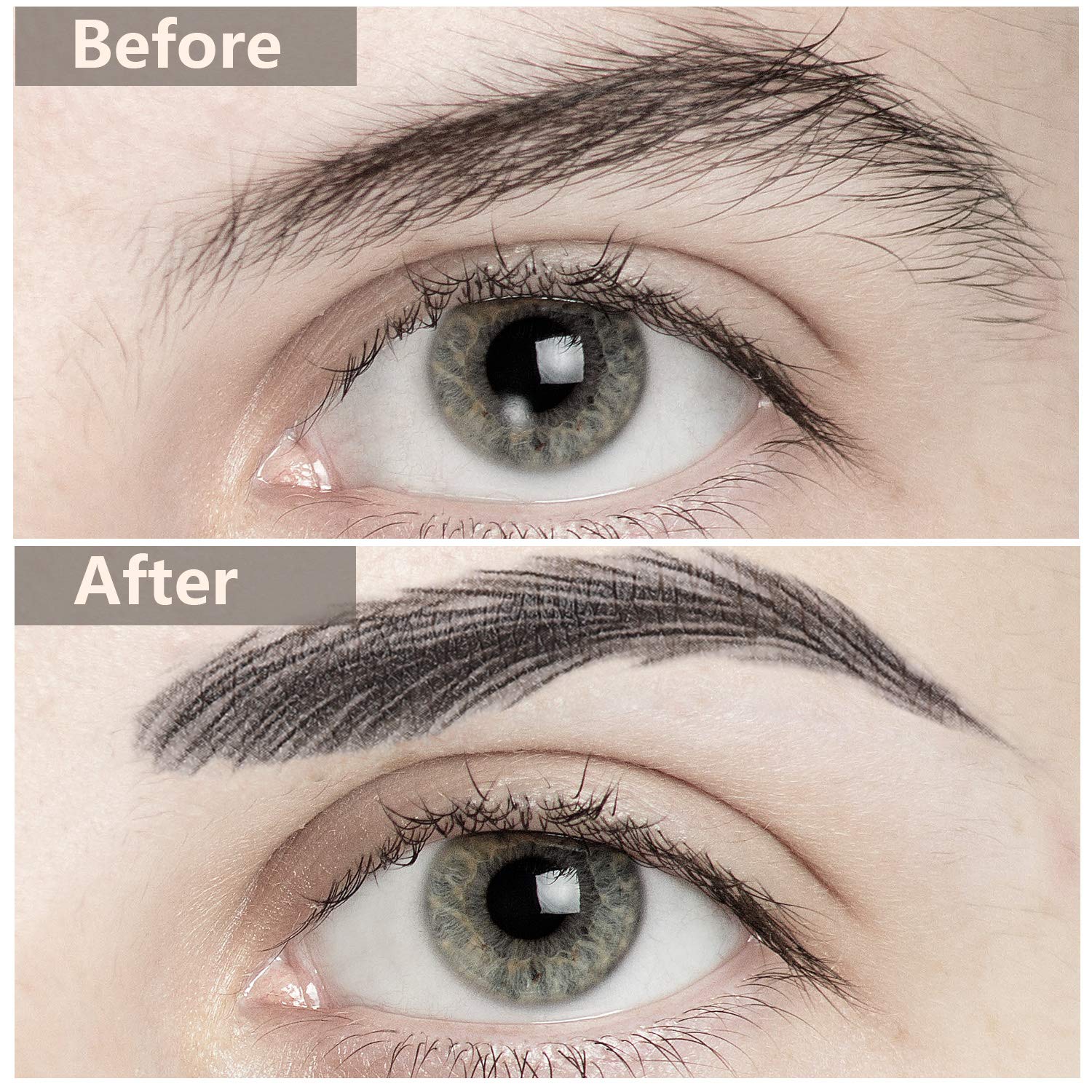 Blulu transferts sourcils longue tenue et résistant à l'eau.
