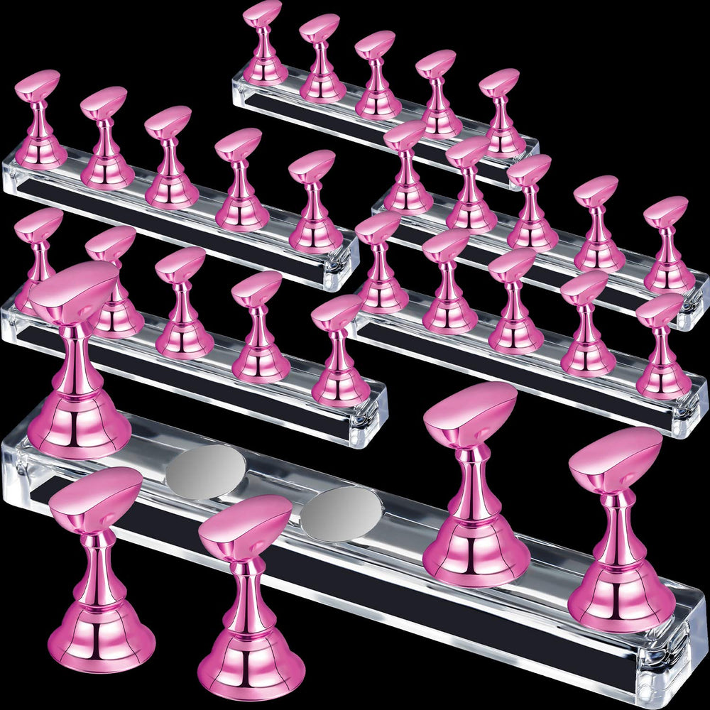 Blulu: support d’affichage aimanté pour ongles, pratique et compact pour tester vos designs.