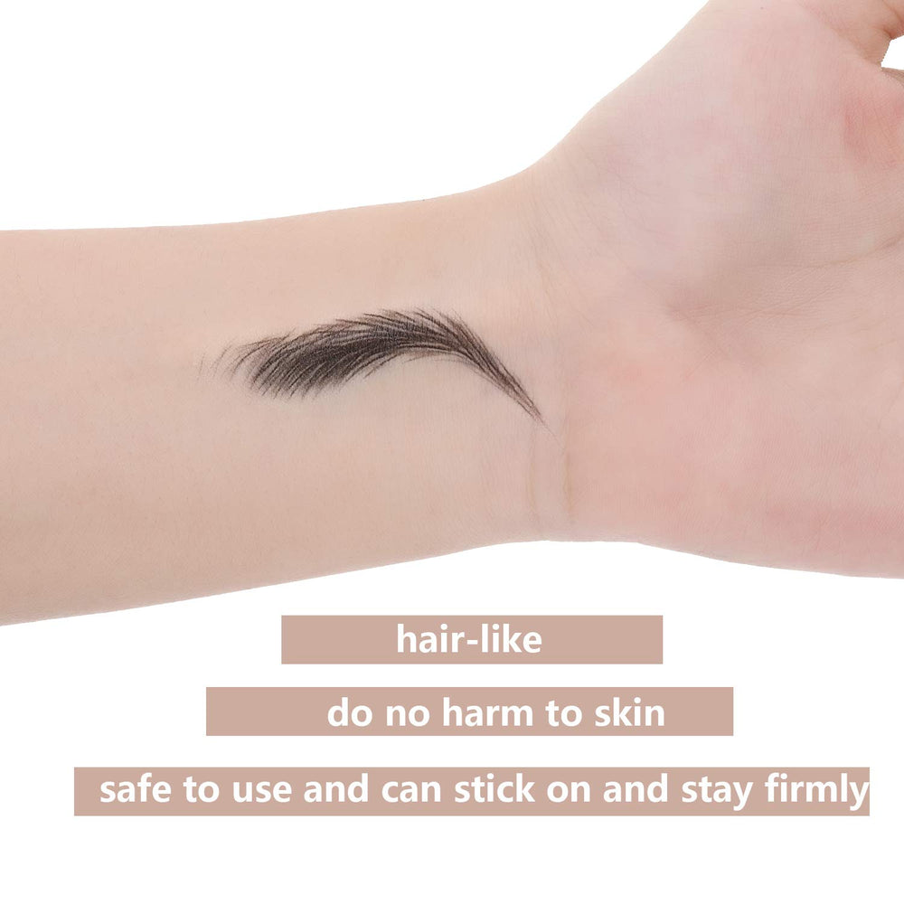 Tatouages sourcils résistants à l'eau Blulu, stabilité durant l'activité.