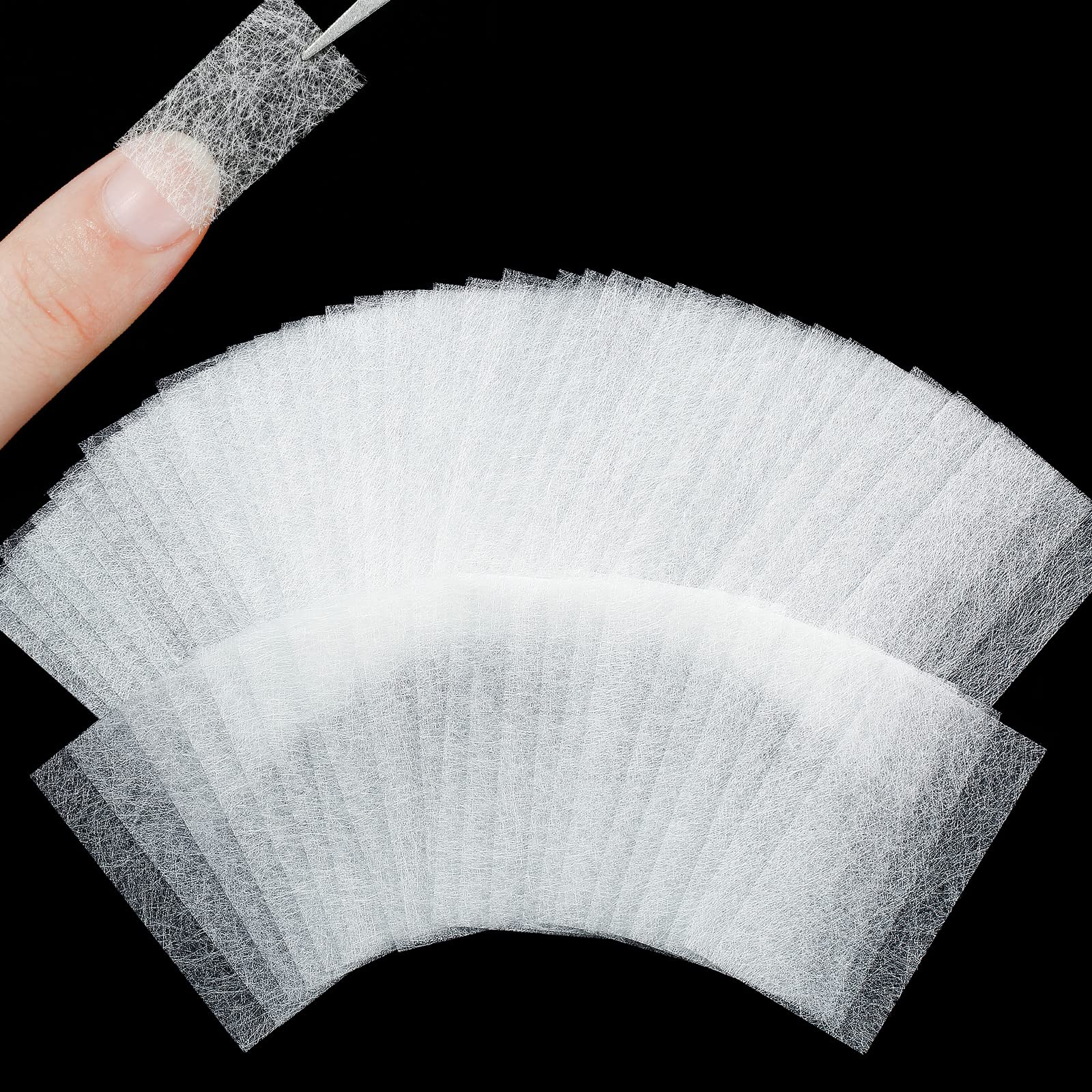 Blulu wrap fibres-verre ensemble: kit complet pour renforcer et réparer les ongles.