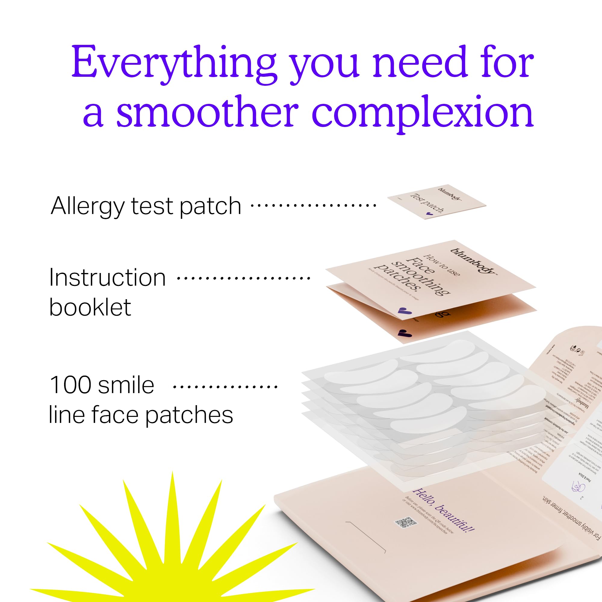 Bandes BLUMBODY application facile, nuit pratique et efficace.