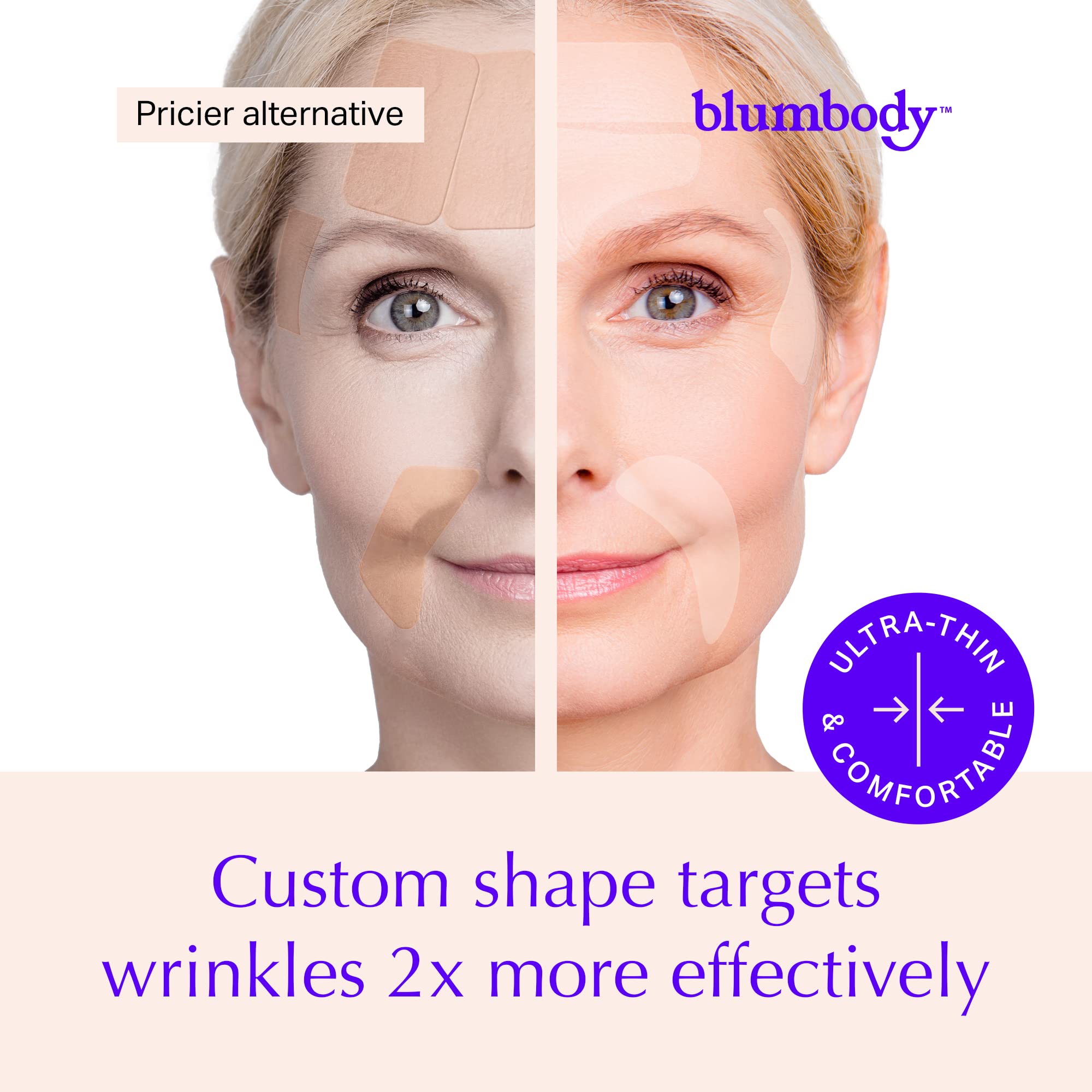 BLUMBODY patch-rides-labiales-sourires: améliore l’apparence des rides autour de la bouche.