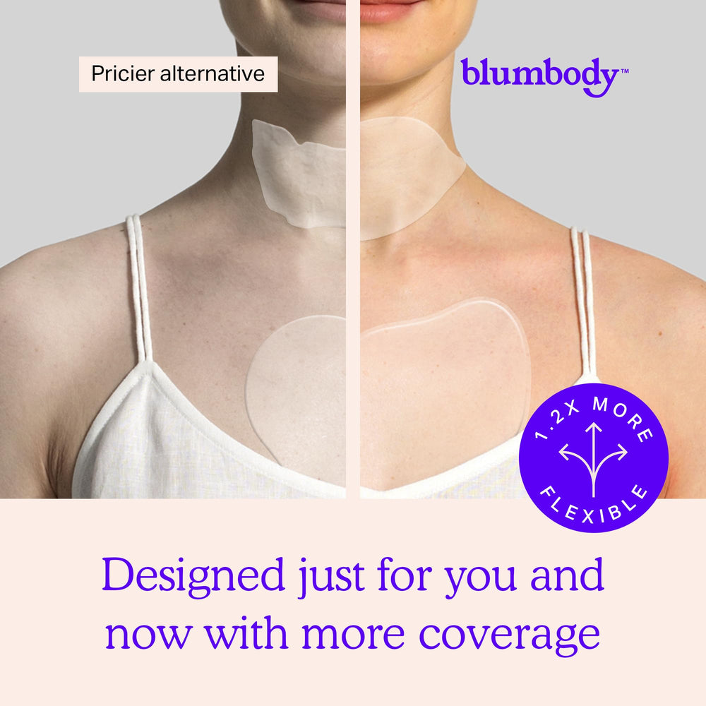BLUMBODY patch silicone réutilisable – usage nocturne et nettoyage simple