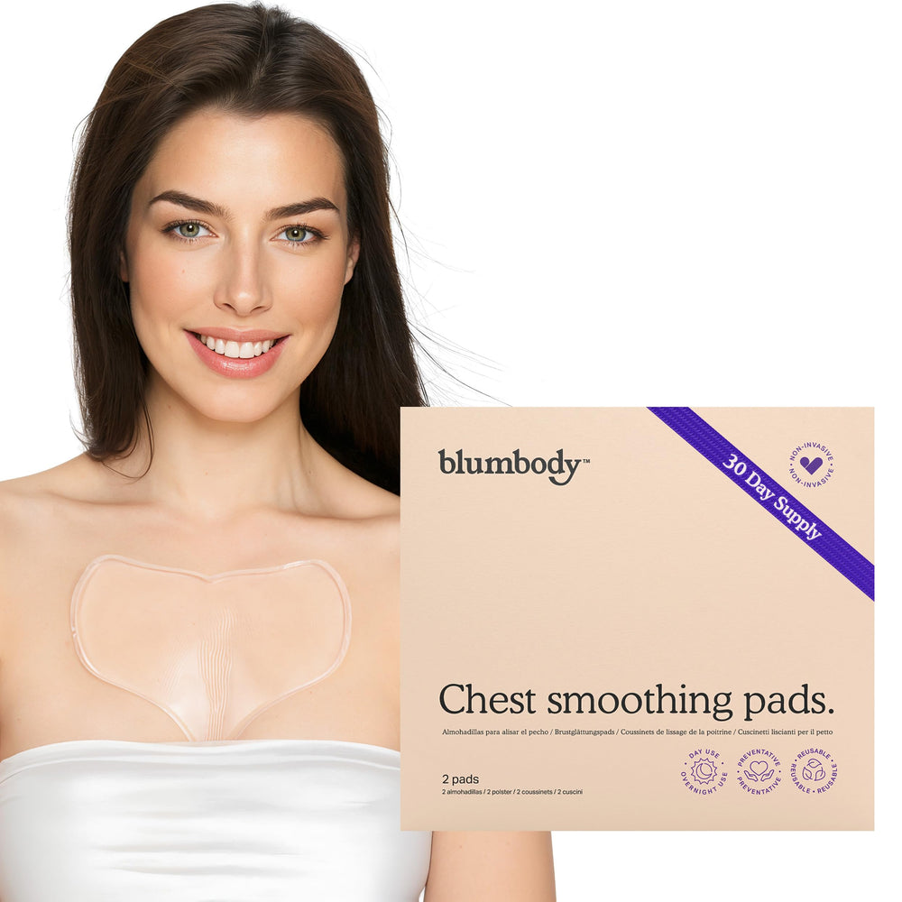 BLUMBODY patchs silicone poitrine nuit: lisser les rides.