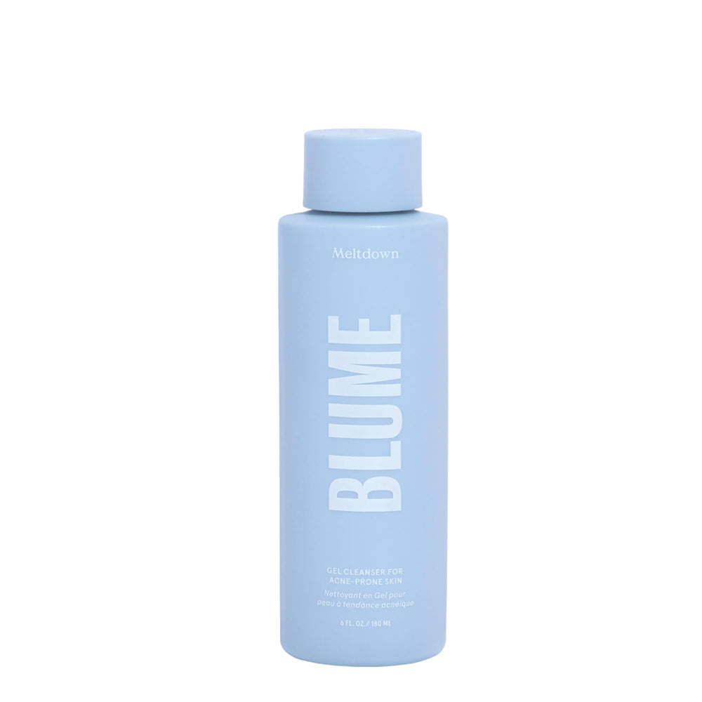 Blume Meltdown – bouteille-pompe, nettoie sans tiraillement et démaquille en douceur.