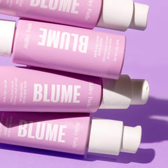 Blume Milky Fade sérum: une goutte révélant une hydratation durable.