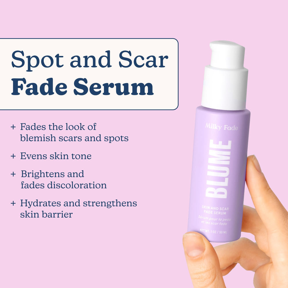 Blume Milky Fade: texture légère facilitant l'application quotidienne et le confort.