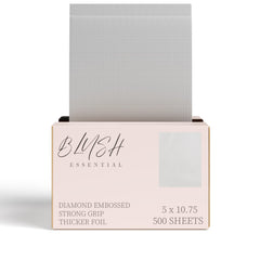 Blush Essentials feuilles aluminium diamant 5x10-75 prise ferme pour meches precis