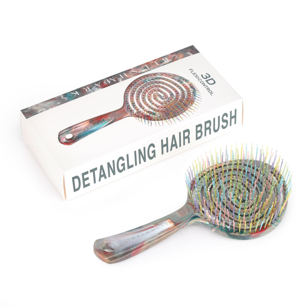 BLUSHMARKS brosse adaptée aux enfants pour un démêlage quotidien en douceur.