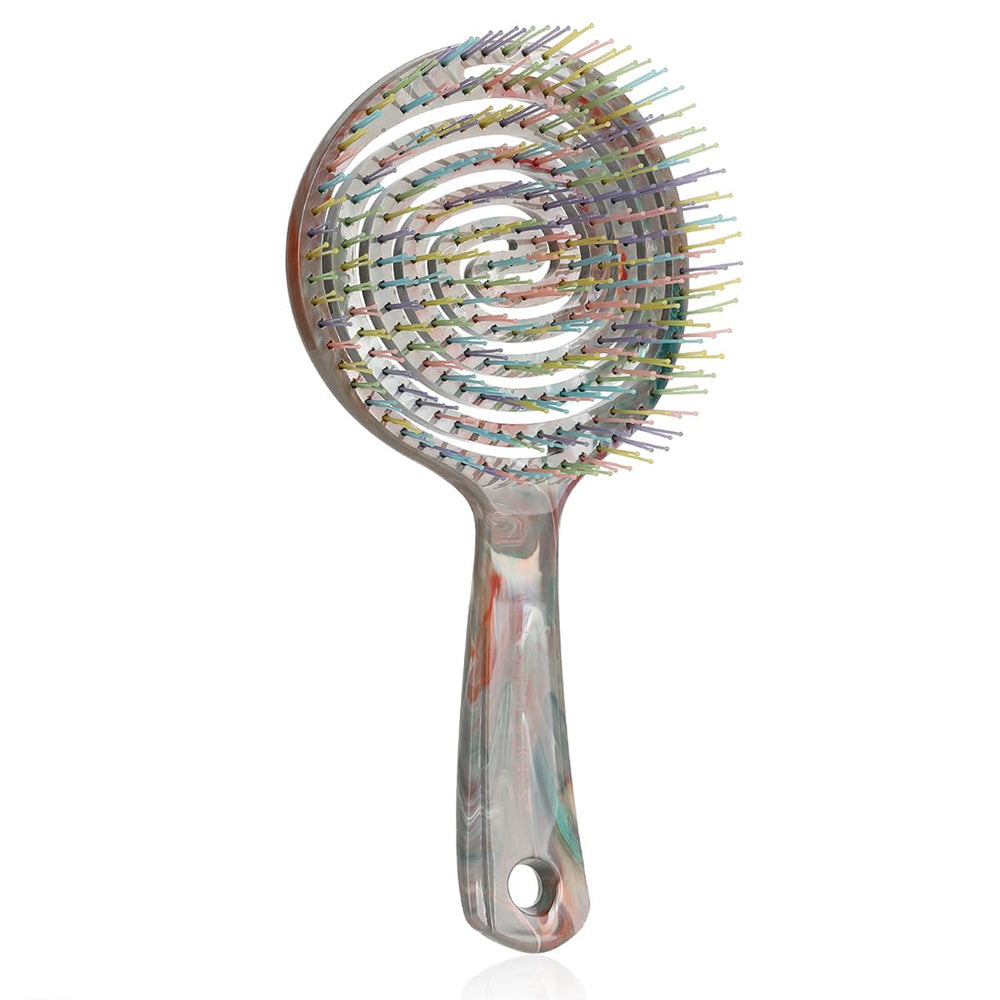 BLUSHMARKS brosse démêlage rapide sur cheveux mouillés et secs sans tiraillement.