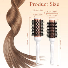 BLUSHMARKS brosse poils sanglier nourrissants: distribution naturelle des huiles pour plus de brillance.