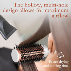 BLUSHMARKS brosse ventilee tridimensionnelle cuivre: séchage accéléré par meilleure circulation d’air.