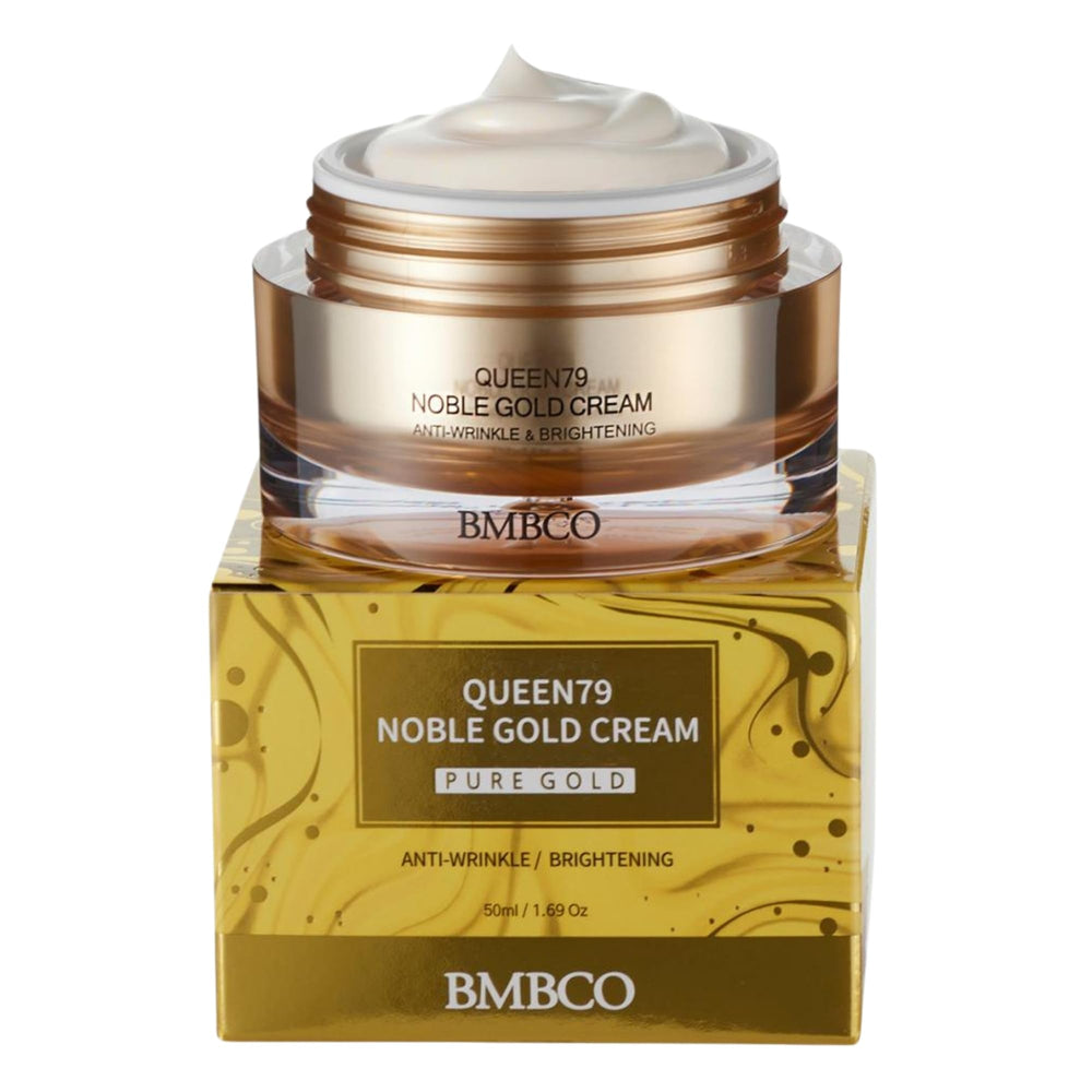 BMBCO 24K Or Crème Raffermissante – bouteille élégante et éclat lumineux