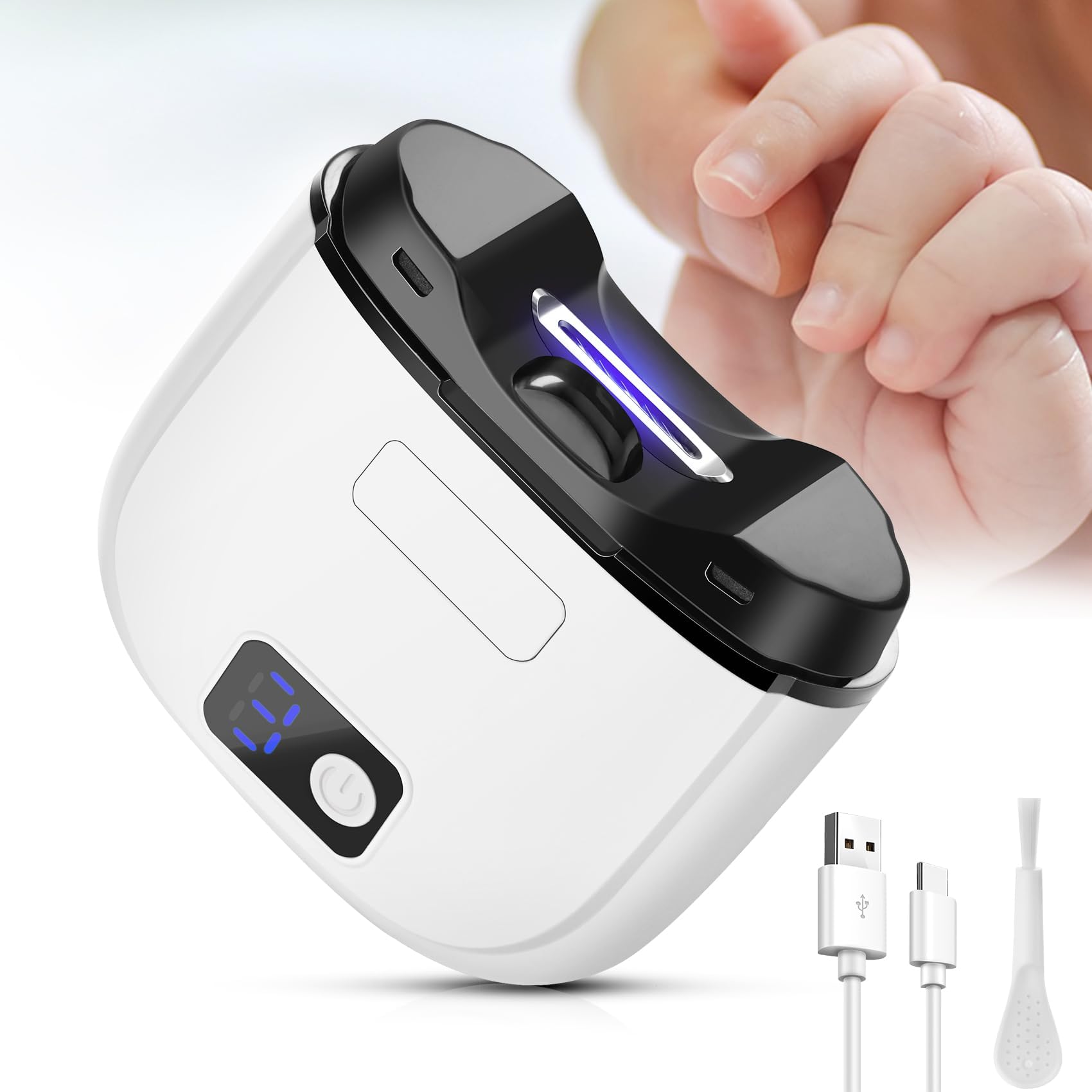 bmdyjk lime-ongles-electrique – lime douce et précise pour tous les ongles.