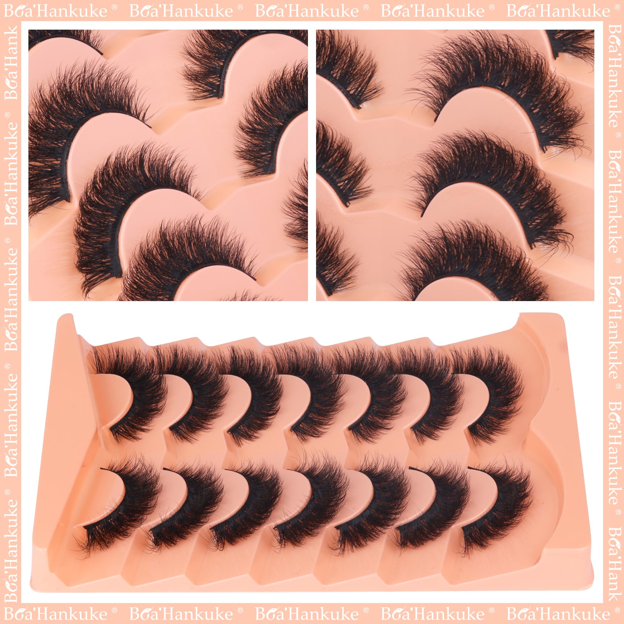 Boahankuke cils 18mm look glamour lors d'occasions spéciales