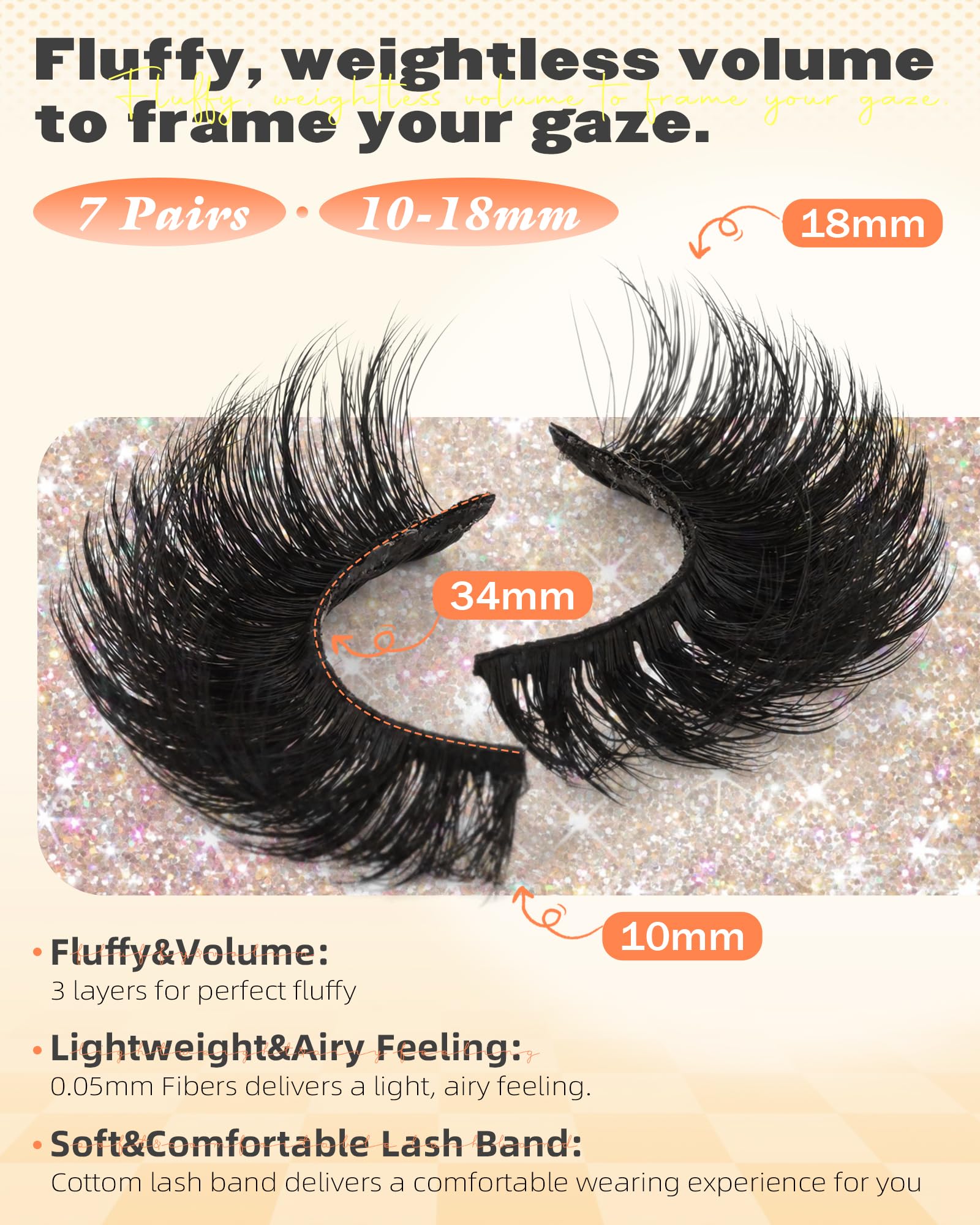 Boahankuke cils mink 8D cat eye pour regard allongé
