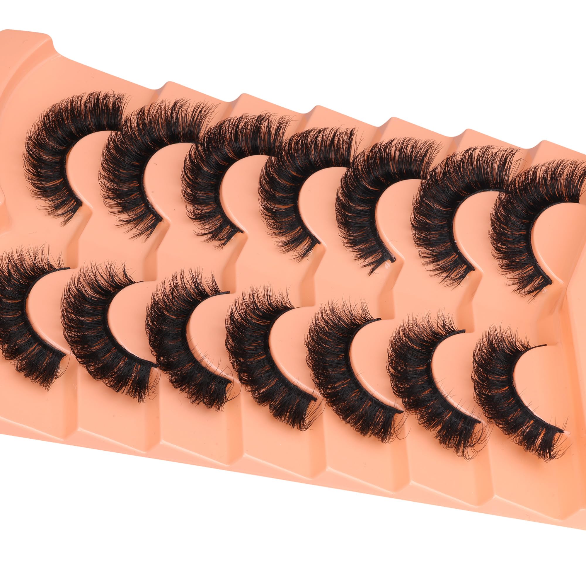 Boahankuke cils mink look complet avec volume et définition