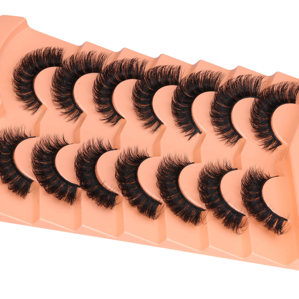 Boahankuke cils mink look complet avec volume et définition