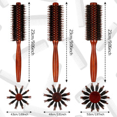 Brosse Boao ronde 10 rangs – prise en main confortable (arrière).