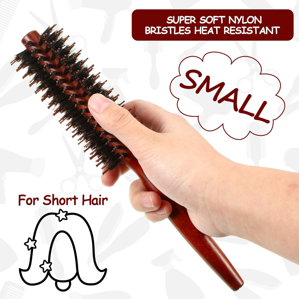 Brosse Boao ronde 14 rangs – contrôle des frisottis.