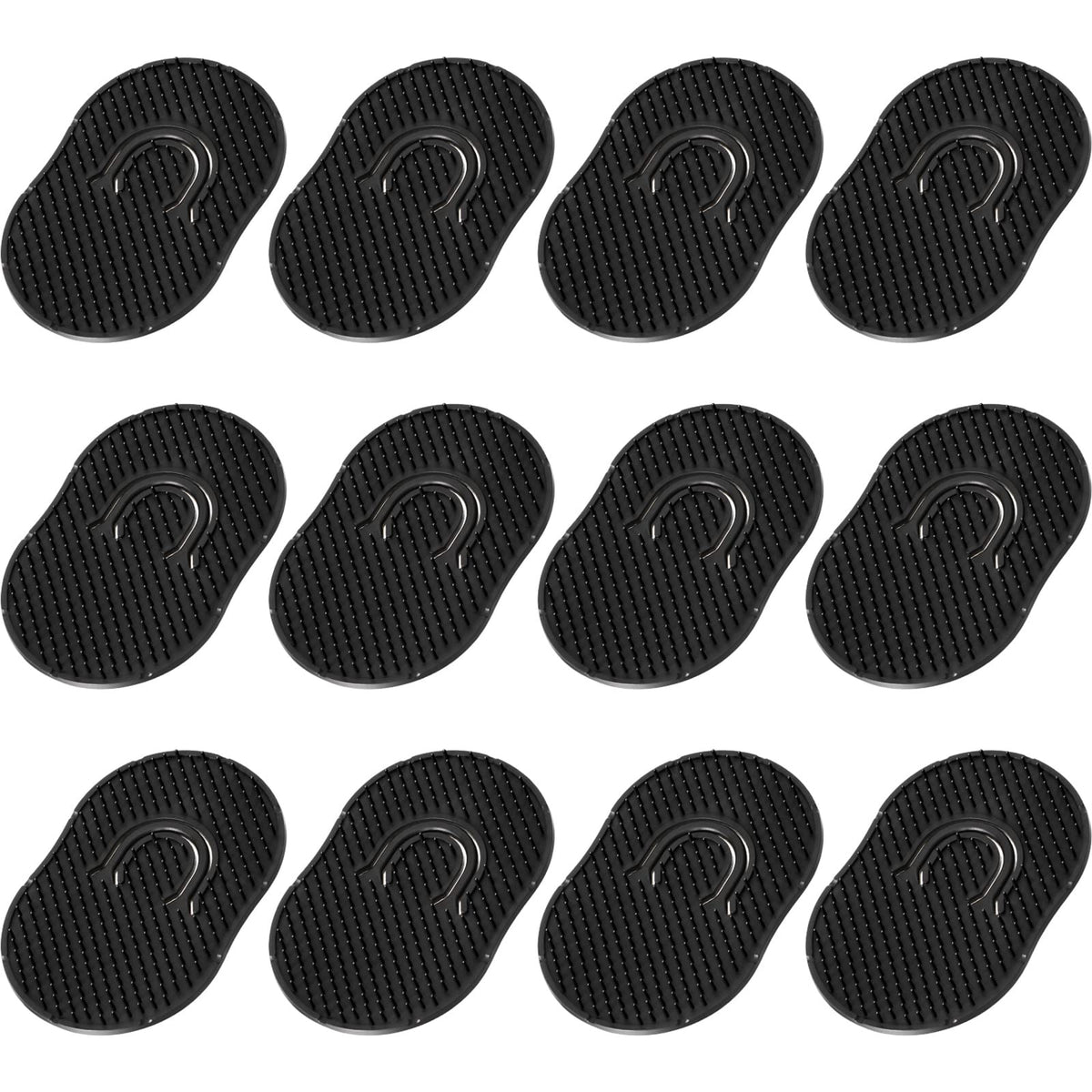 Boao peigne main de poche noir, pratique pour démêler rapidement à domicile.