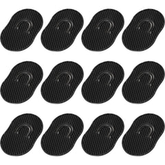 Boao peigne main de poche noir, pratique pour démêler rapidement à domicile.