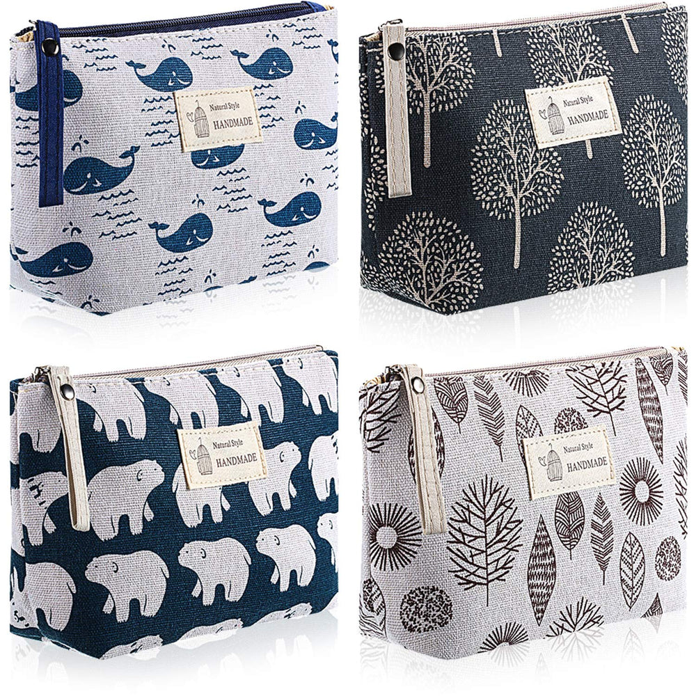 Boao trousse canvas baleine: rangement léger pour maquillage en voyage