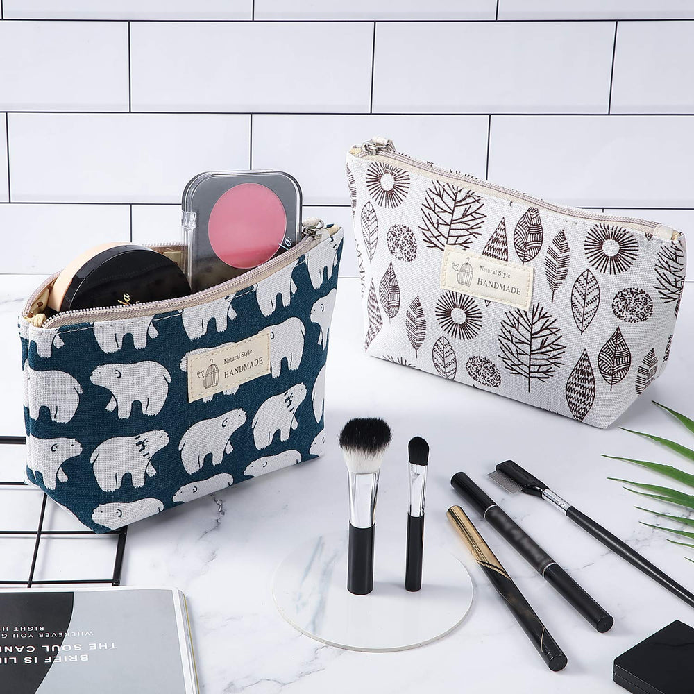 Boao ensemble trousse canvas: ensemble pratique pour voyage et rangement