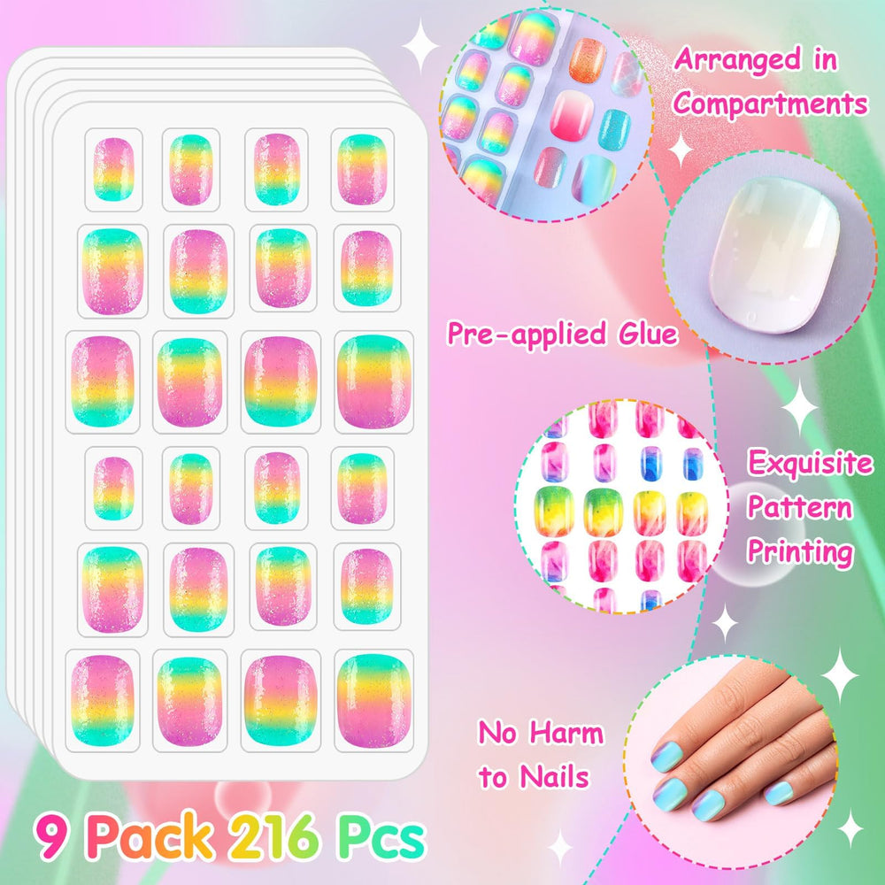 Application facile des ongles BOARDFEB pour enfants sans outils.