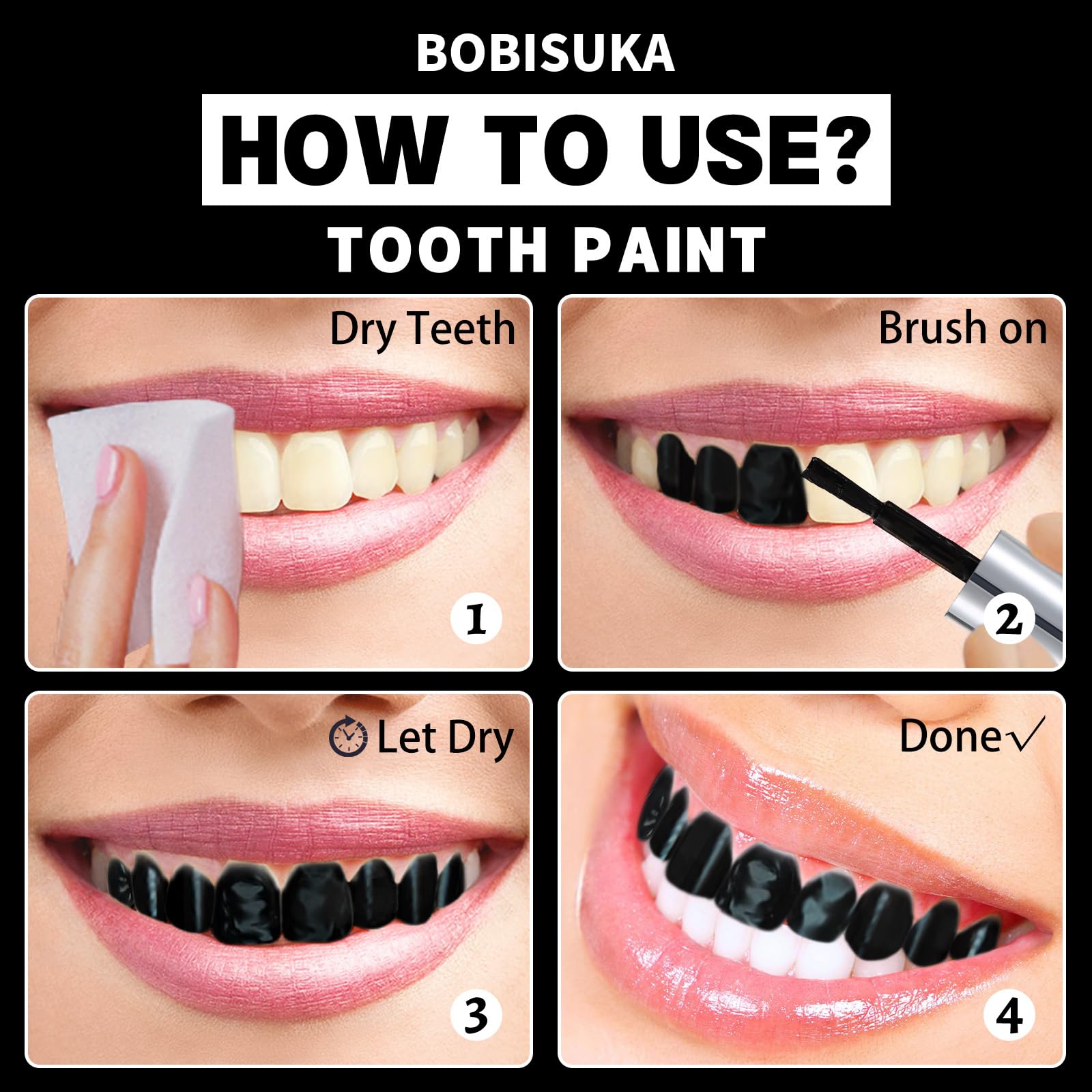 Bobisuka sechage rapide dent assure un look net