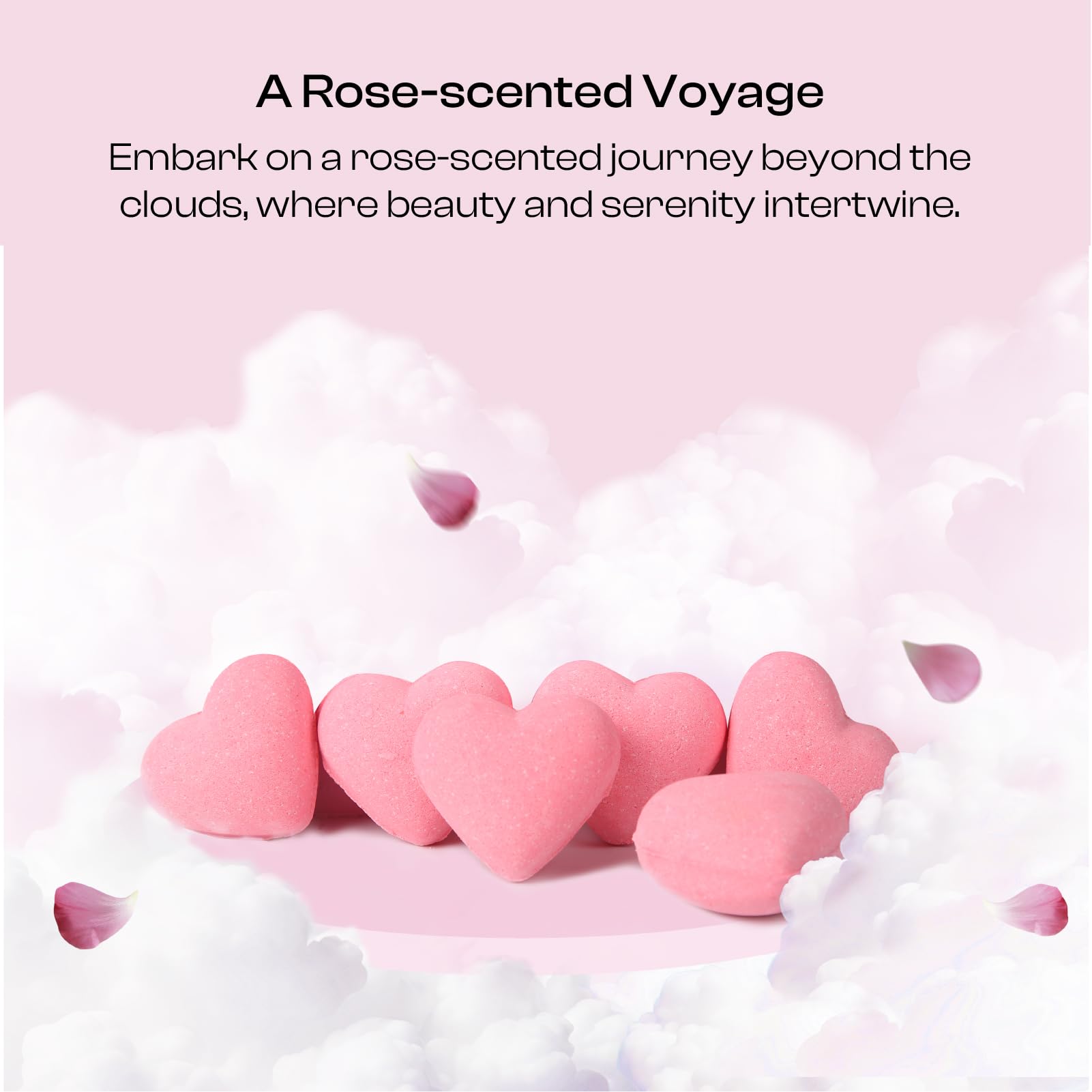 BoboSweeTree Boule douche zen, parfum rose et relaxation.