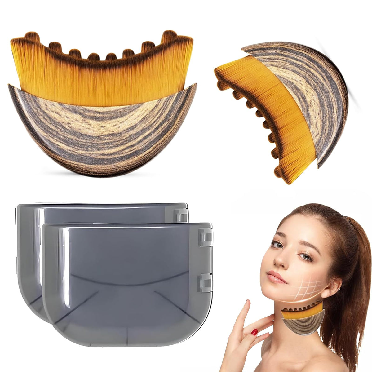 BoBoWalk – Brosse lymphatique visage pour drainage et massage apaisant.