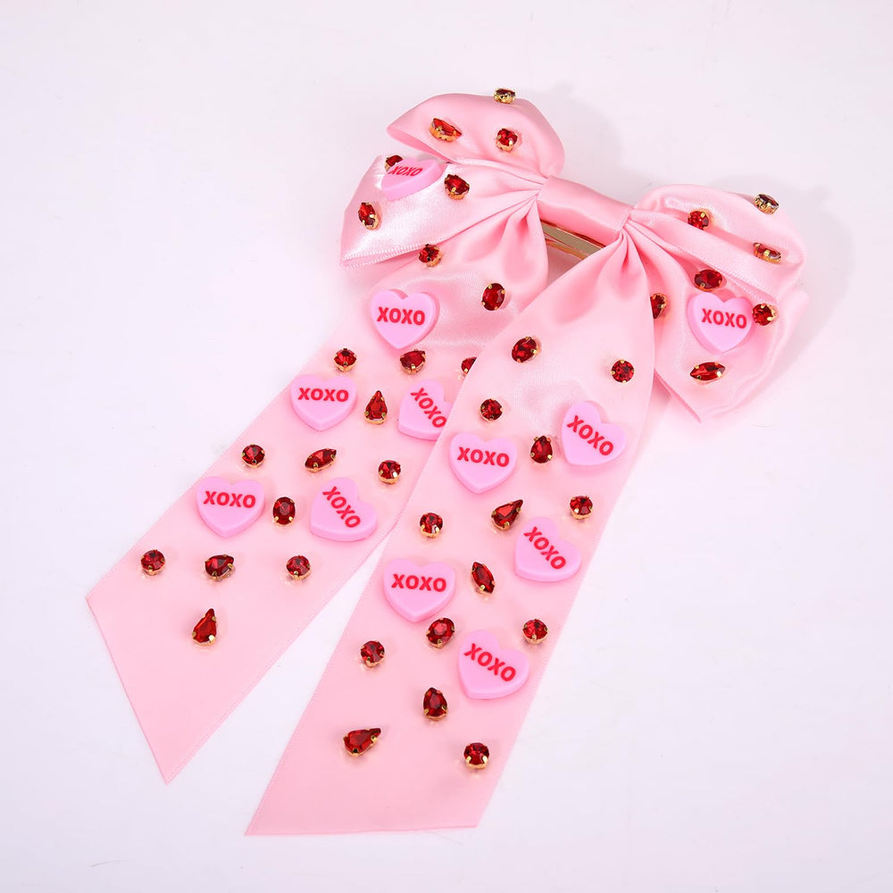 Barrette Boderier coeur XOXO, parfait pour un look quotidien chic.
