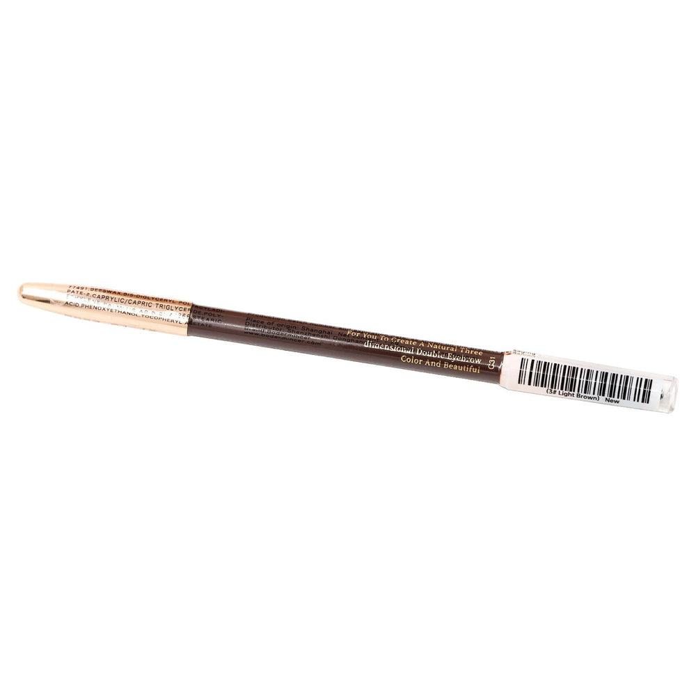 Sourcils Bodermincer brun clair, convient aux cheveux châtains.