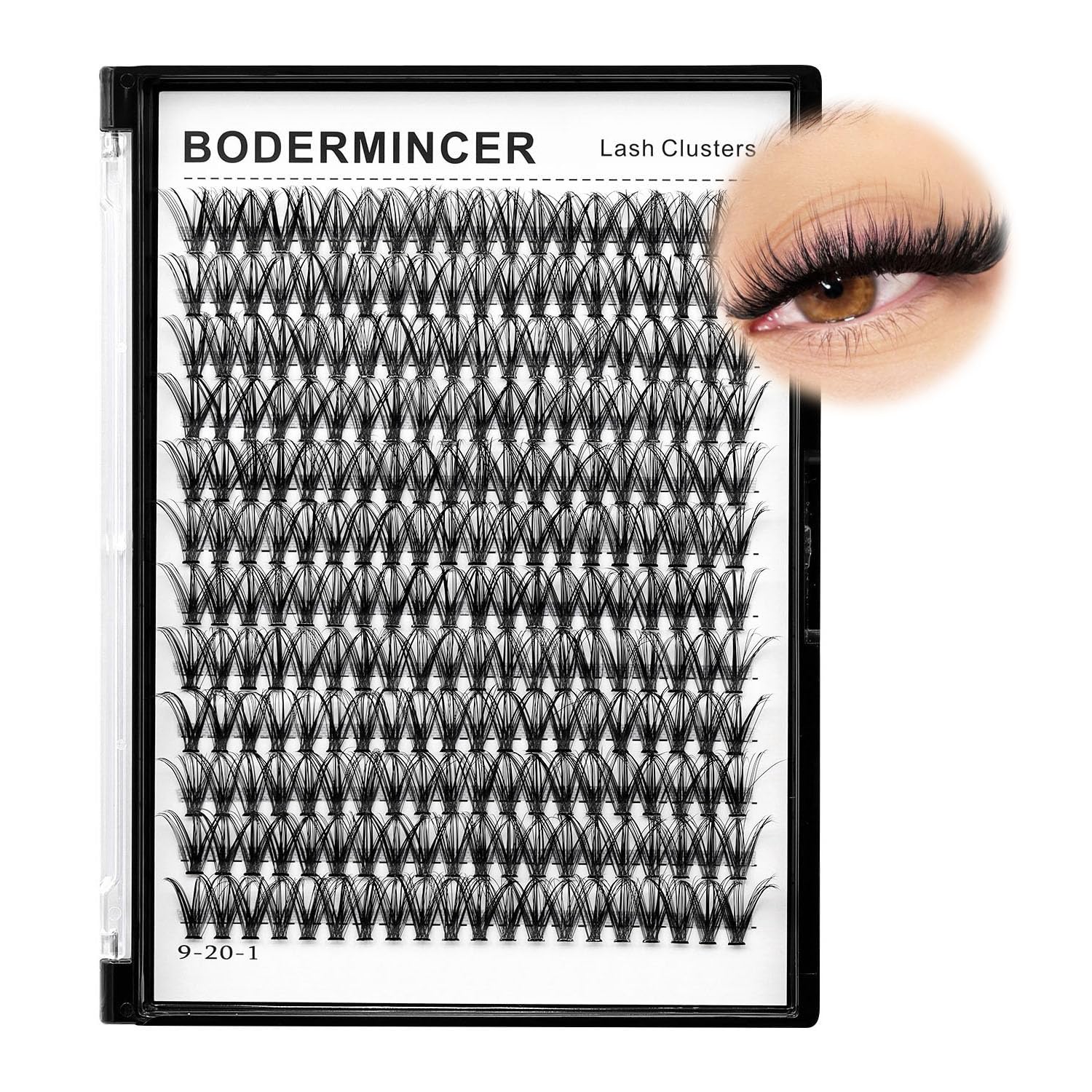 Bodermincer Groupes Cils Longueurs 8-20 mm pour rendus variés.