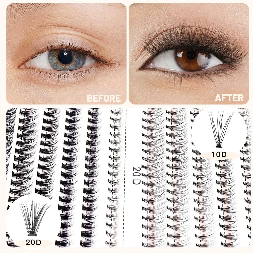Longueurs mélangées 10–14 mm Bodermincer pour créer des volumes personnalisés.