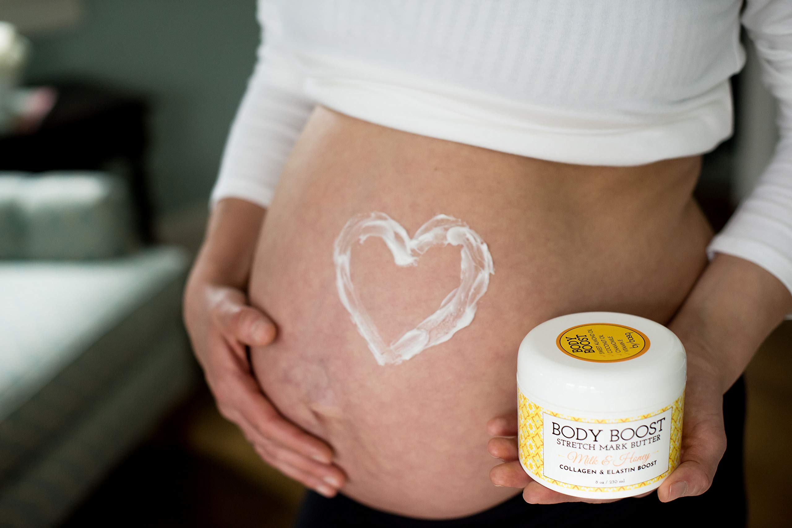Body Boost Beurre lait et miel – application facile sur peau.