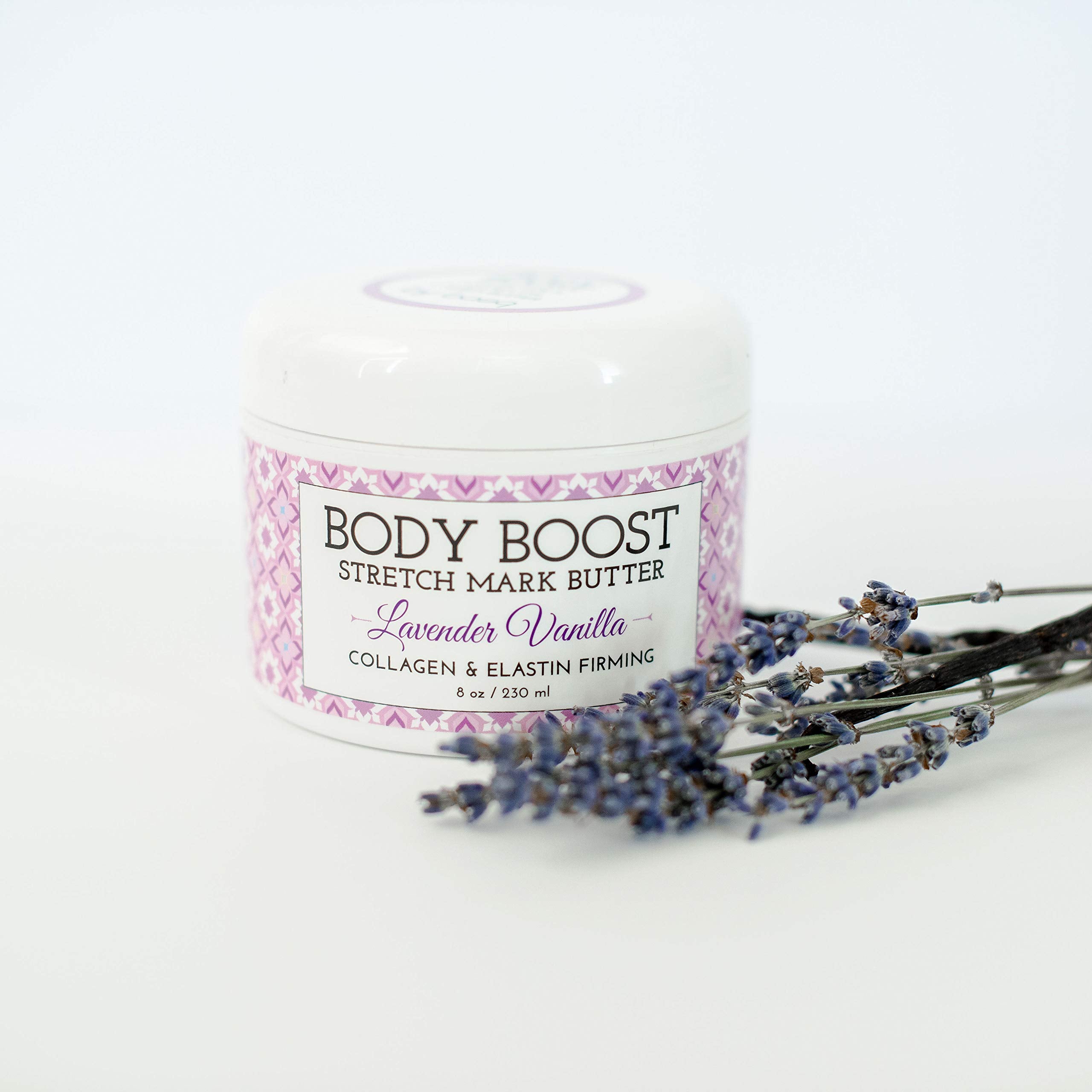 Body Boost Beurre lavande vanille, application rapide et non-grasse.