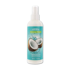 Body Drench brume-lotion eau de coco, application facile pour hydratation rapide.