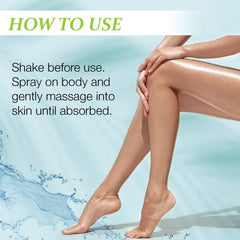 Body Drench brume-lotion pour tous types de peau, hydratation continue.