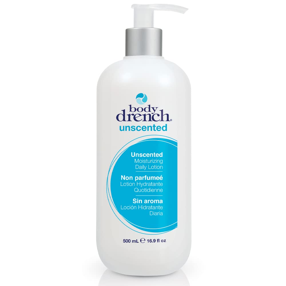 Body Drench Lotion Corps Hydratante avec pompe, hydratation immédiate pour tout le corps.