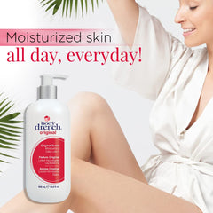 Body Drench Original Lotion — application douce sur la peau et absorption rapide.