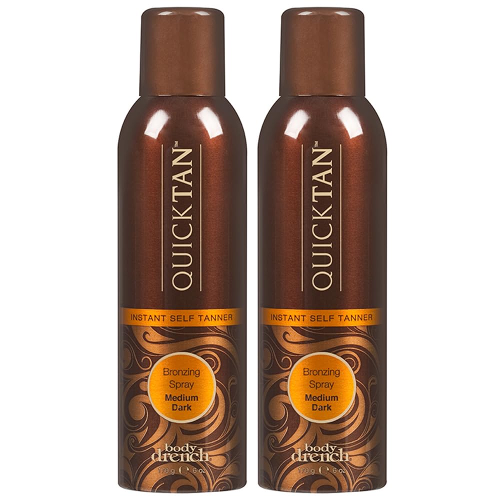 Body Drench QuickTan: pulvérisation bronzante instantanée et naturelle.