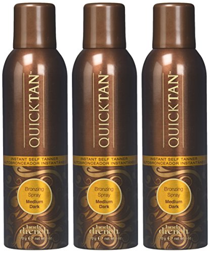 Body Drench QuickTan brume autobronzante – bronzage naturel après utilisation